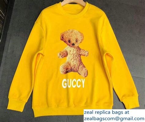 2018 Guccy Teddy Bear Sweatshirt 